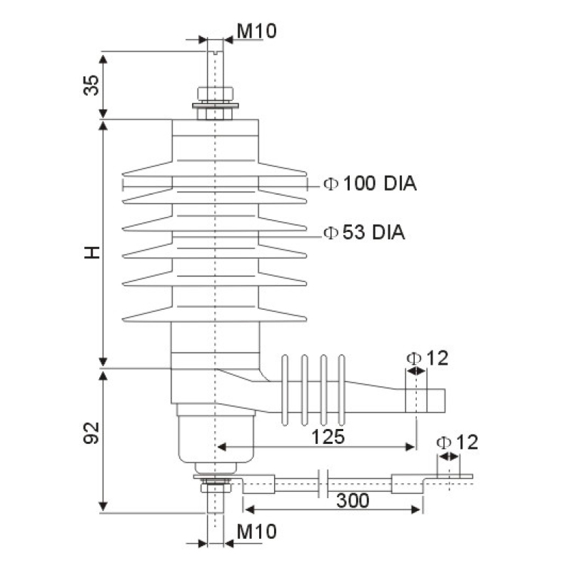 1053 series Metal Oxide Arrester
