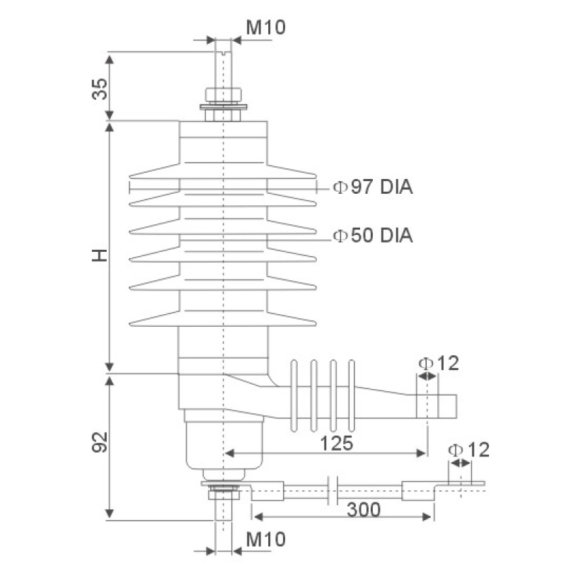 50 series Metal Oxide Arrester